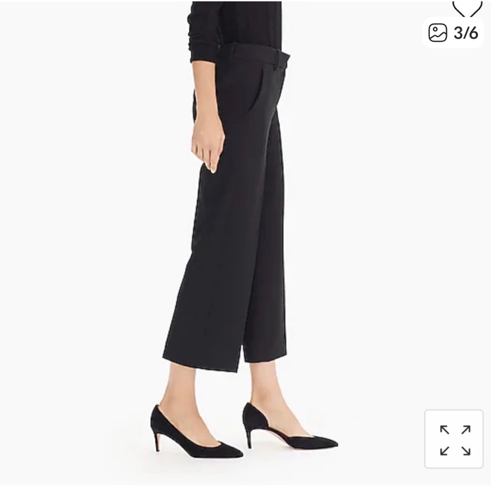 J. Crew | Wide Leg Crop Trousers - Picture 3 of 13